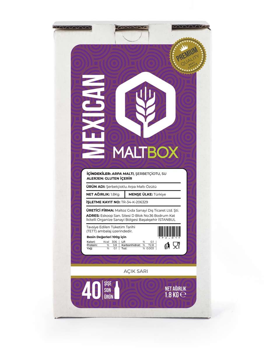 Mexican Cerveza Lager Malt Özütü