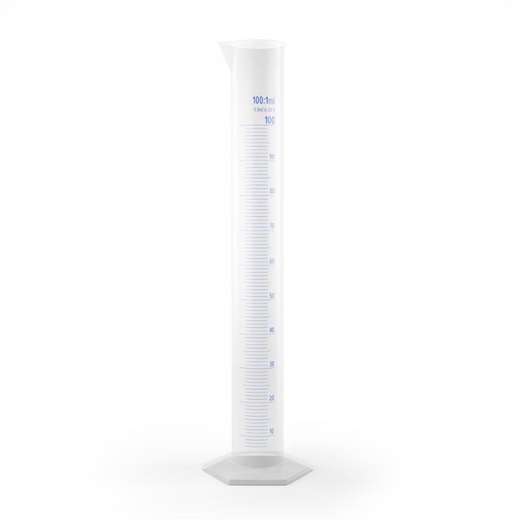 Mezür 100ml - Mavi Taksimat