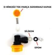 Kompakt Ball Lock Konnektör Sıvı 8mm